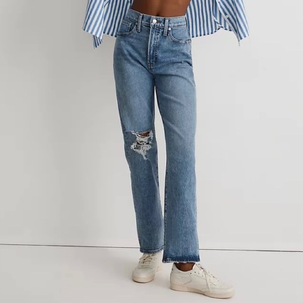 Madewell The Petite Perfect Vintage Straight Jean in Kingsbury Wash - 31P NWT